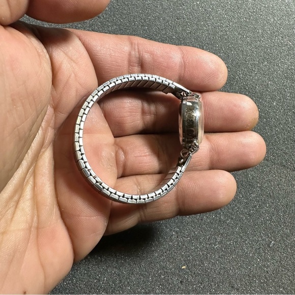 Vintage Elgin Ladies Cocktail Watch 10K R.G.P Bezel Mechanical Wind Up Working - Picture 7 of 9